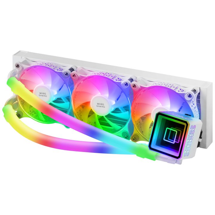 Mars Gaming ML-ULTRA360 Branco, Arrefecimento Líquido CPU, TDP 650W…