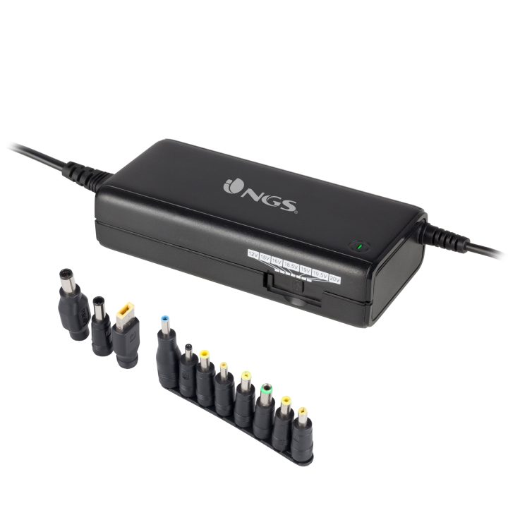 NGS Ban adaptador e inversor de corrente Interior 90 W Preto