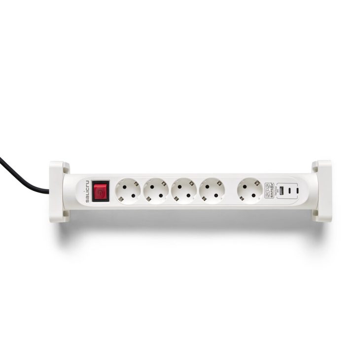 Salicru SPS SAFE 5S+ Blanco 5 salidas AC 230 V 1,4 m