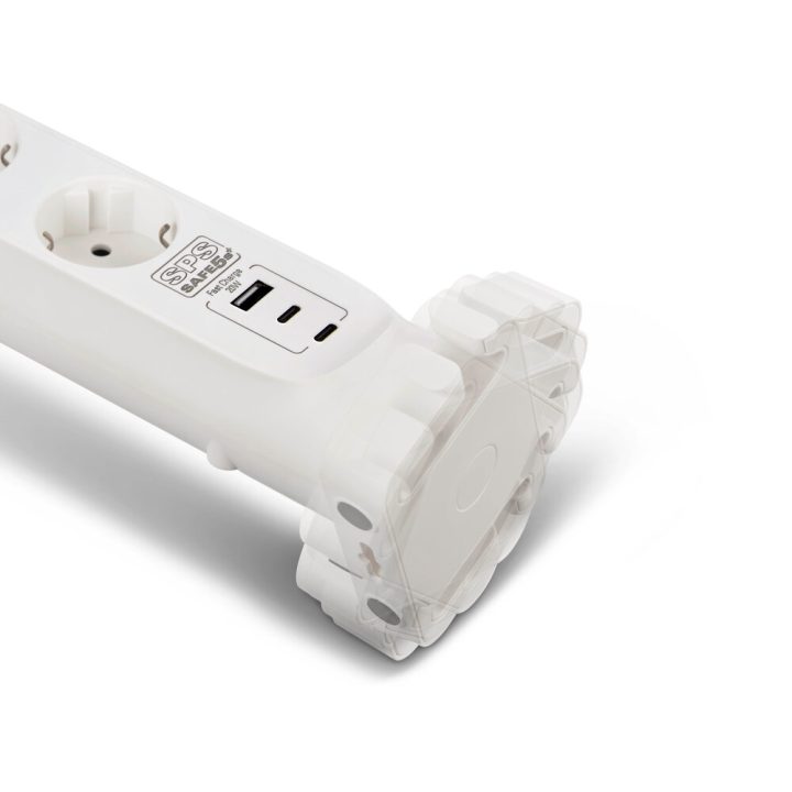 Salicru SPS SAFE 5S+ White 5 AC Outlets 230 V 1.4 m