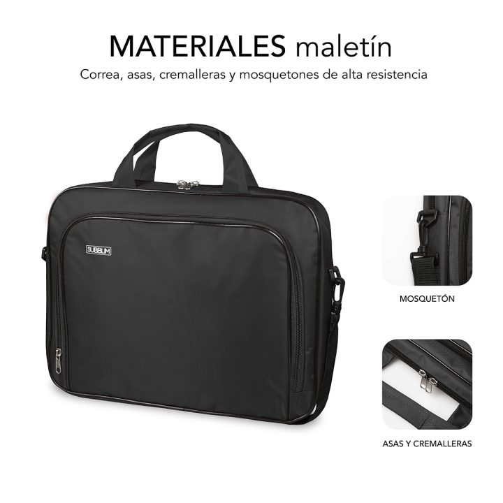 Subblim Maletín Ordenador Oxford Laptop Bag 11-12,5" Black…