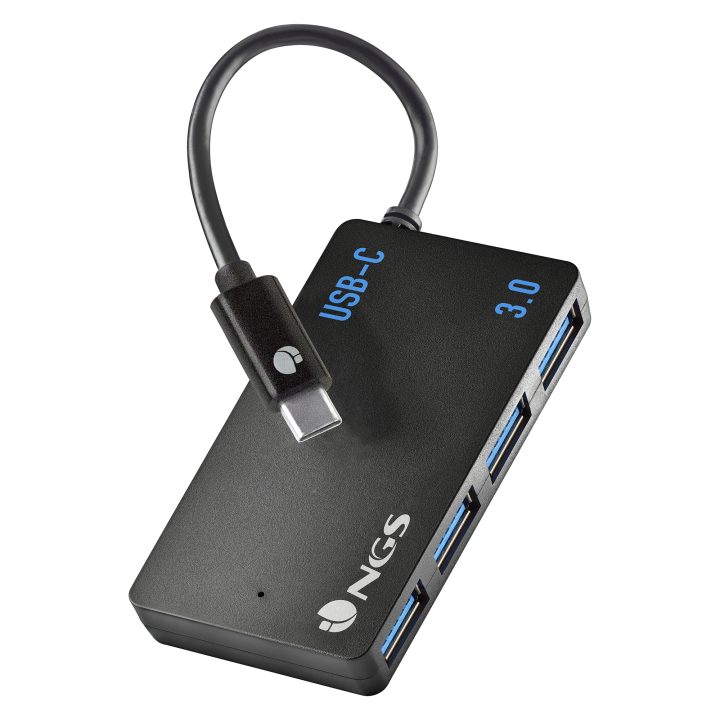 NGS WONDER IHUB4 USB 3.2 Gen 1 (3.1 Gen 1) Type-A 480 Mbit/s Preto