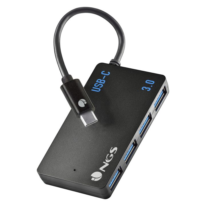 NGS WONDER IHUB4 USB 3.2 Gen 1 (3.1 Gen 1) Type-A 480 Mbit/s Black