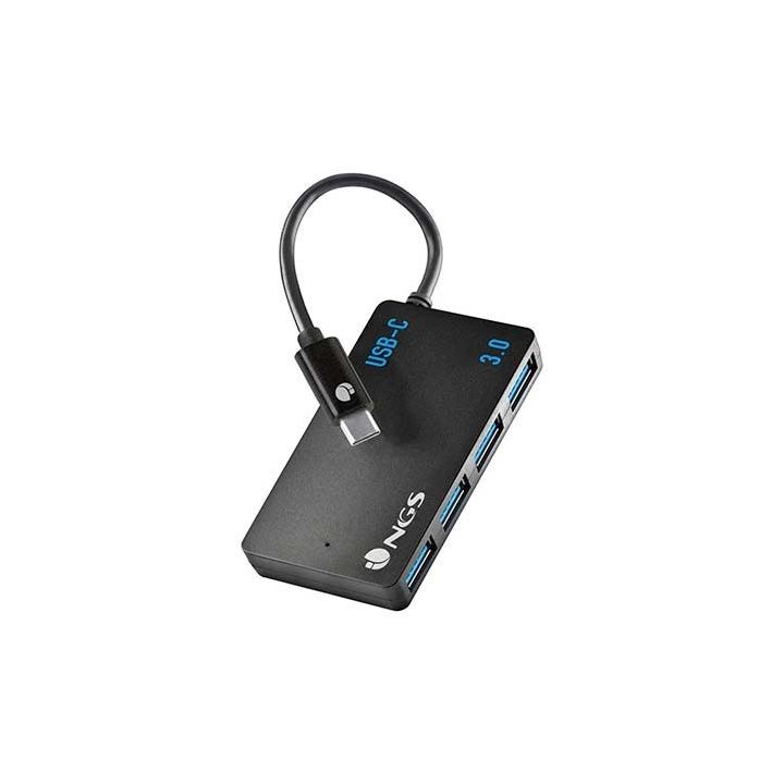 NGS WONDER IHUB4 USB 3.2 Gen 1 (3.1 Gen 1) Type-A 480 Mbit/s Preto