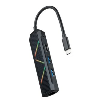 Nanocable 10.16.0501 Laptop Stand and Port Replicator Wired USB 3.2…
