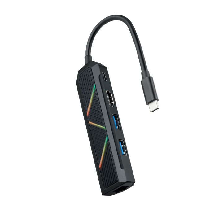 Nanocable 10.16.0501 Laptop Stand and Port Replicator Wired USB 3.2…