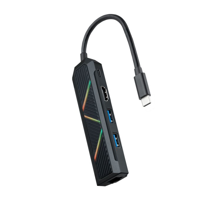Nanocable 10.16.0501 Laptop Stand and Port Replicator Wired USB 3.2…
