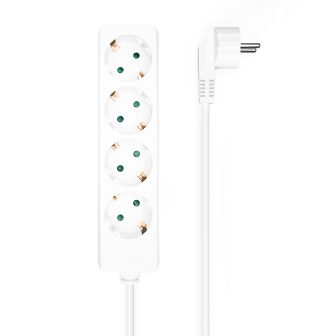AISENS Base Multiple 4 Tomas Sin Interruptor Con Cable 3x1.5mm2…