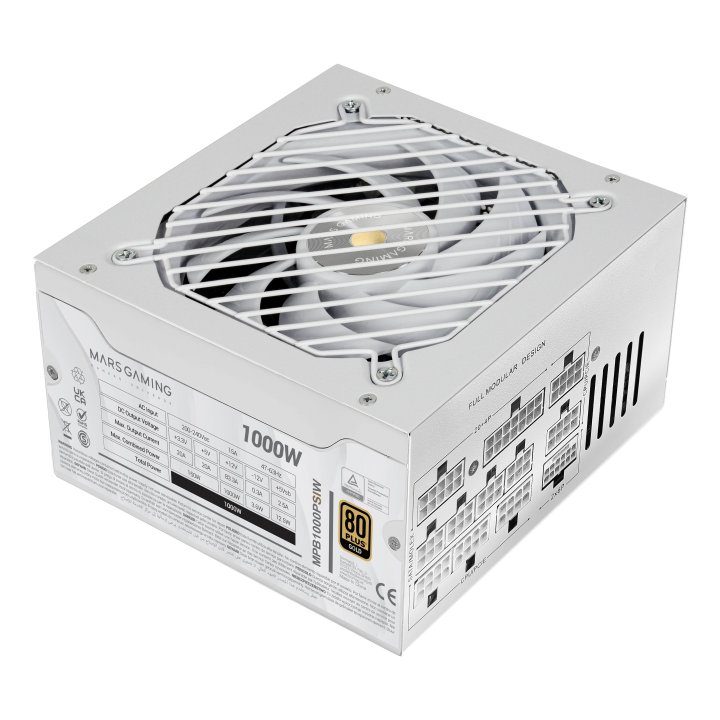 Mars Gaming MPB1000PSIW unidade de fonte de alimentação 1000 W 24-pin…