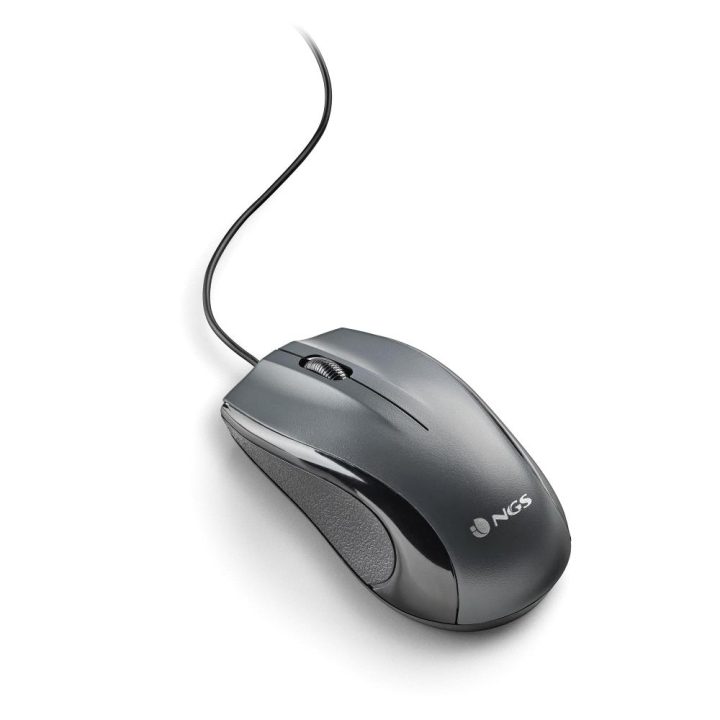 NGS MUSK Universal Ambidextrous USB Type-A Laser Mouse 1200 DPI