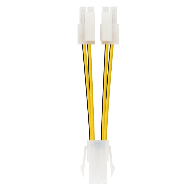 Nanocable CABLE DE ALIMENTAÇÃO 4PIN/H-4+4PIN/M 15CM