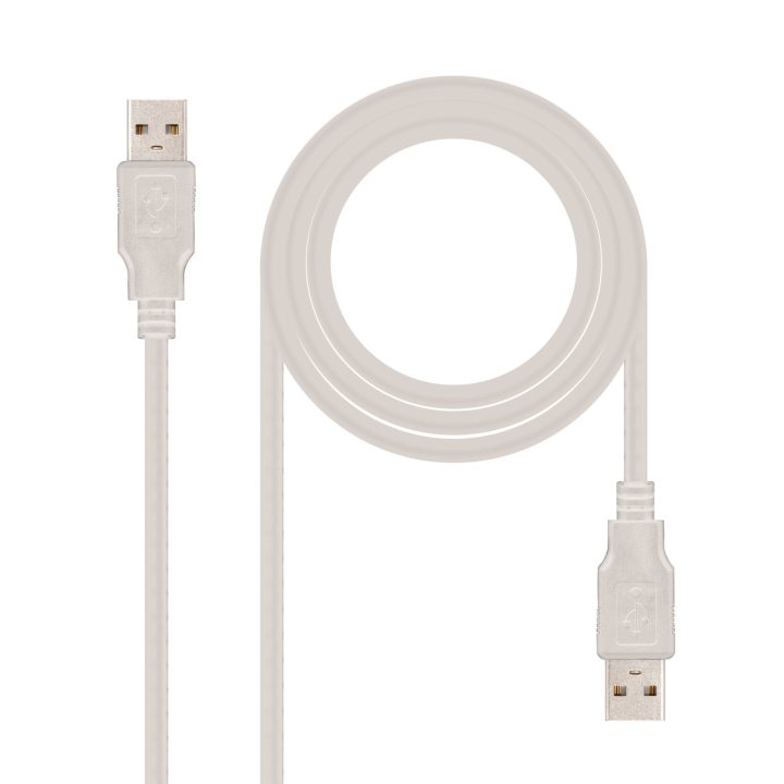 Nanocable CABLE USB 2.0, TIPO A/M-A/M, 2,0 M