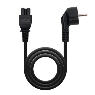 Nanocable CABLE DE ALIMENTAÇÃO TREBOL CEE7 ACODADO/M-C5/H 1,5 M