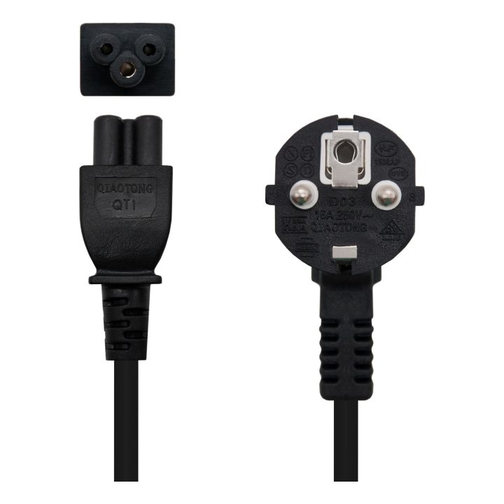 Nanocable CABLE ALIM. TREBOL CEE7 ACODADO/M-C5/H 1.5 M