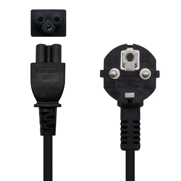 Nanocable CABLE ALIM. TREBOL CEE7 ACODADO/M-C5/H 1.5 M
