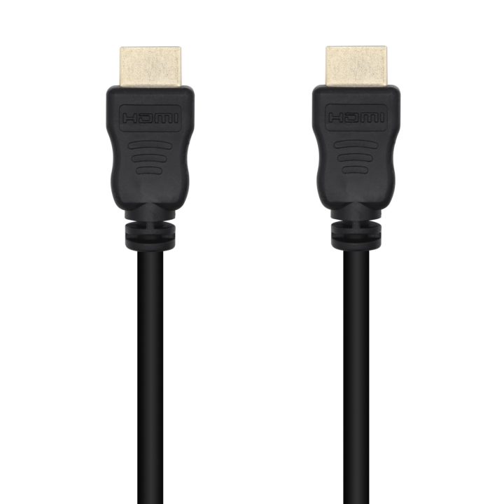 AISENS High Speed HDMI Cable V1.4 14+1 CCS, M/M-M/M, Black, 1.8 m