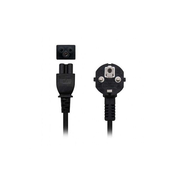 Nanocable CABLE DE ALIMENTAÇÃO TREBOL CEE7 ACODADO/M-C5/H 1,5 M