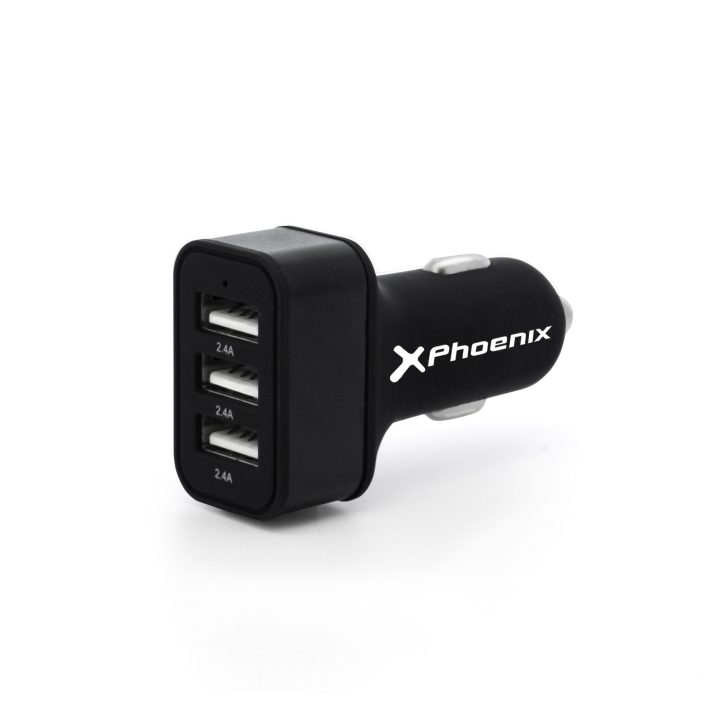 Phoenix Technologies Universal Car Charger PHCARCHARGER3USB -…