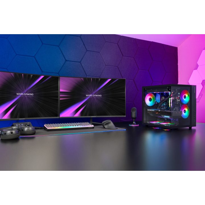 Mars Gaming MCV-ONE Torre Média Preto