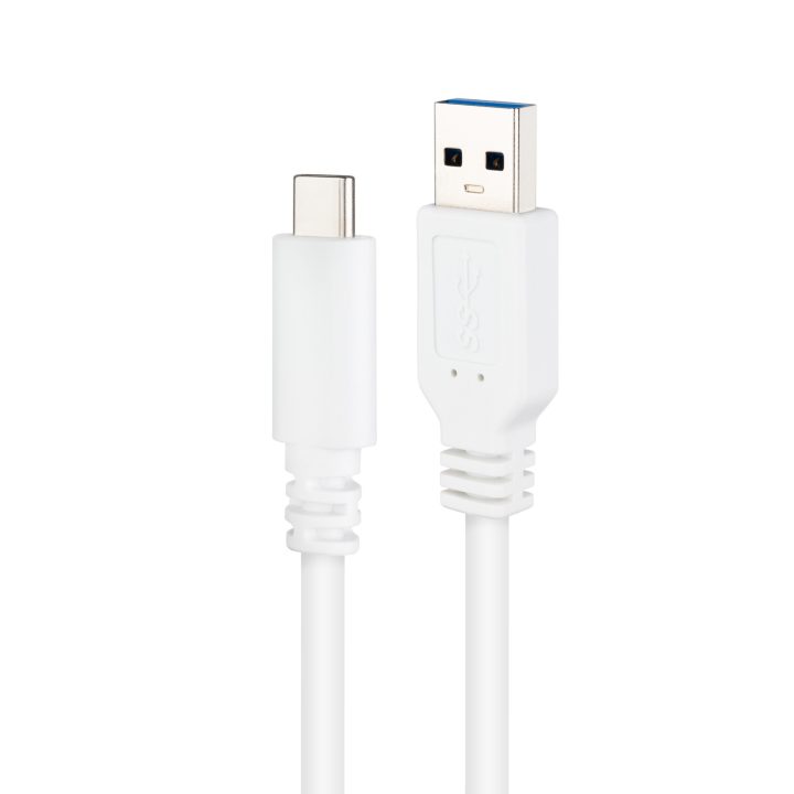 Nanocable Cable USB 3.1, Gen2 10 Gbps 3A, tipo USB-C/M-A/M, Blanco, 1…