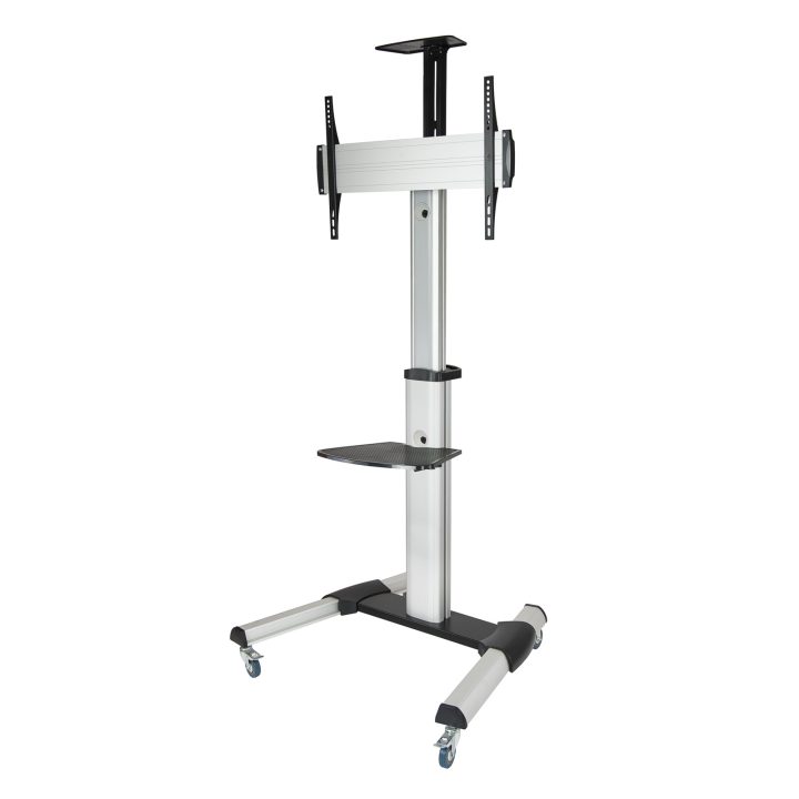 TooQ FS1870M-B suporte para ecrã de sinalização 37" Preto, Prateado