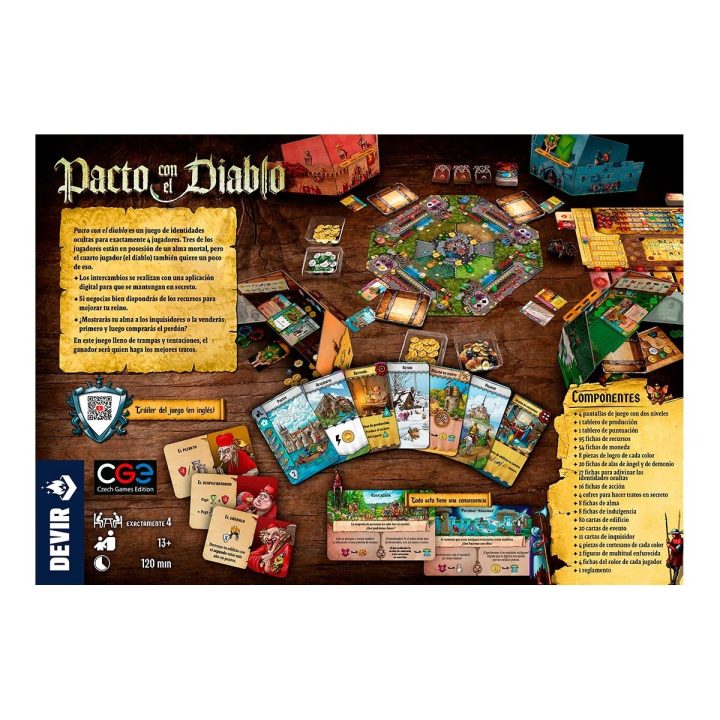 Devir Board Game Pact with the Devil (BGDWDSP)