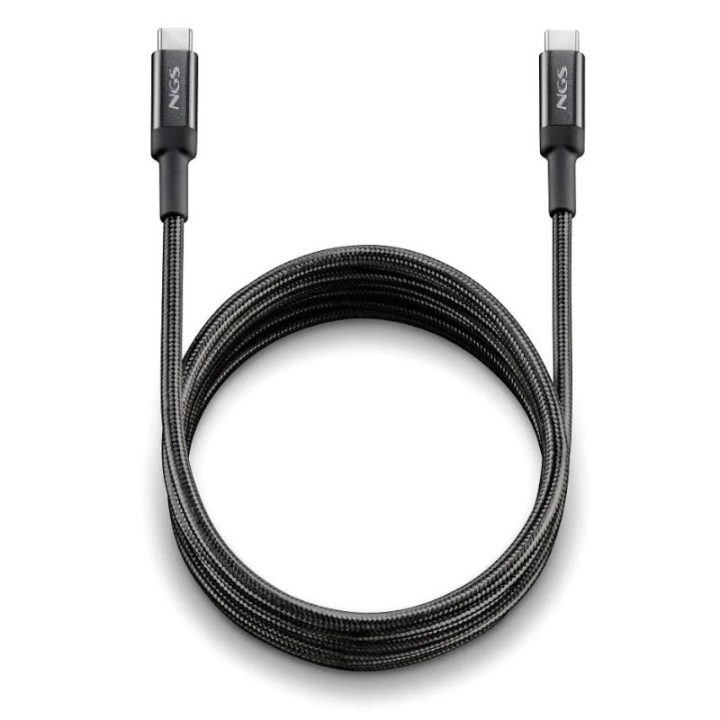 NGS KNOT 65W-2 cabo USB USB 2.0 2 m USB C 0,48 Gbit/s Preto