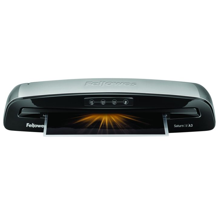 Fellowes Saturn 3i Cold/Hot Laminator 300 mm/min Black, Silver