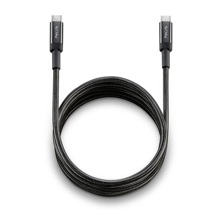 NGS KNOT 65W-2 USB 2.0 Cable USB-C 2 m 0.48 Gbit/s Black