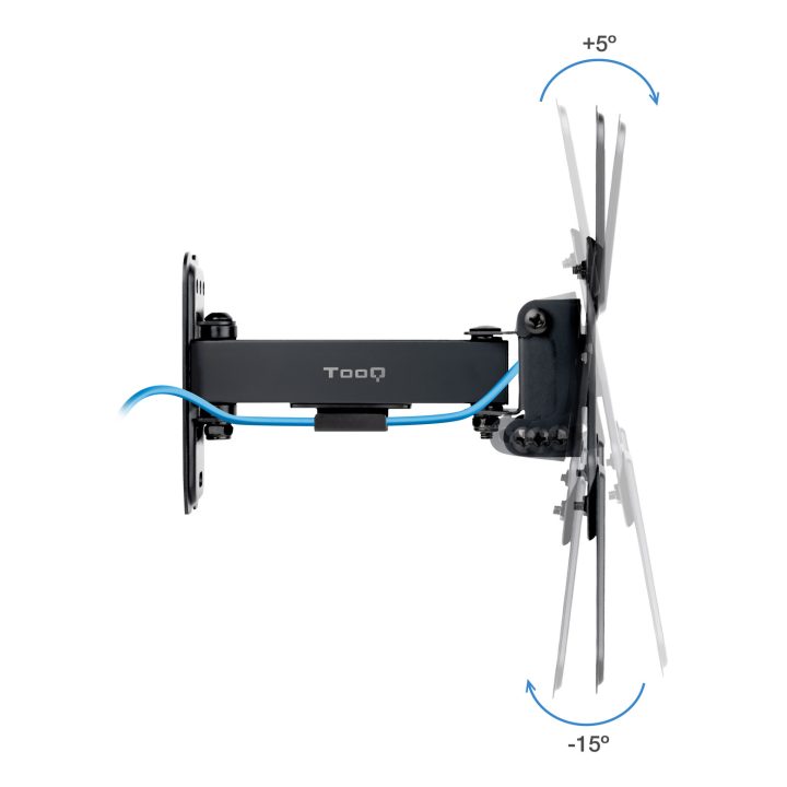 TooQ Wall Mount for 13"-43" Screens, Black