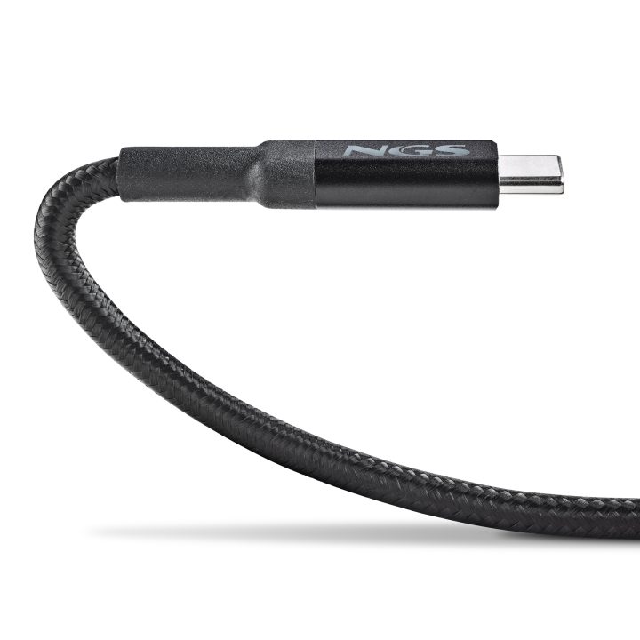 NGS KNOT 65W-2 cabo USB USB 2.0 2 m USB C 0,48 Gbit/s Preto