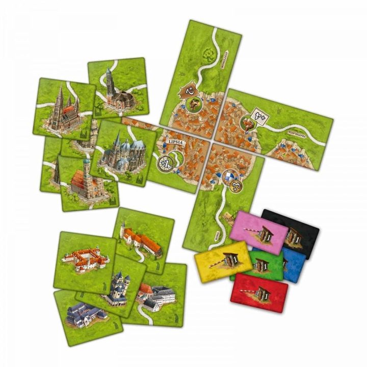 Jogo de tabuleiro Devir Carcassonne expansões reunidas (BGCARERPS)
