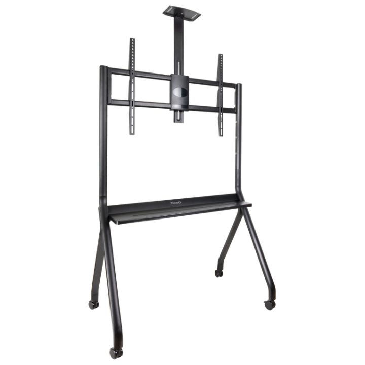 TooQ iStar Suporte de Chão com Rodas para Ecrãs 55"- 100", Preto