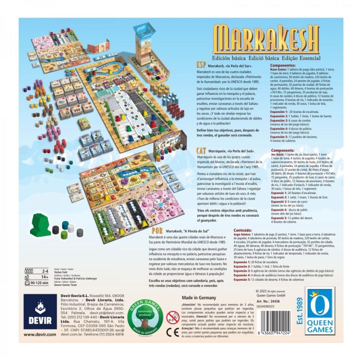 Devir Marrakesh Board Game (BGMARTR)
