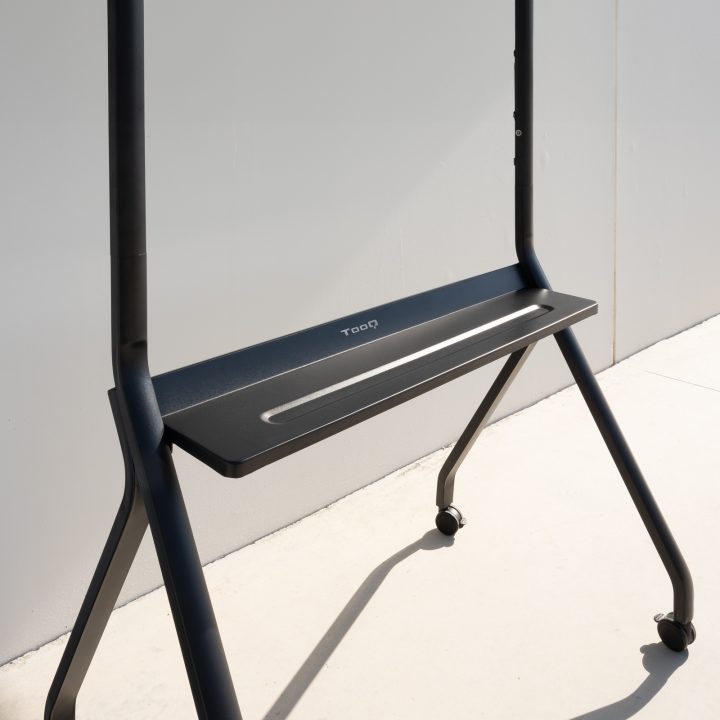 TooQ iStar Suporte de Chão com Rodas para Ecrãs 55"- 100", Preto