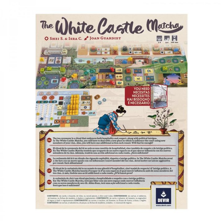 Devir Board Game White Castle Matcha (BGWCMATML)