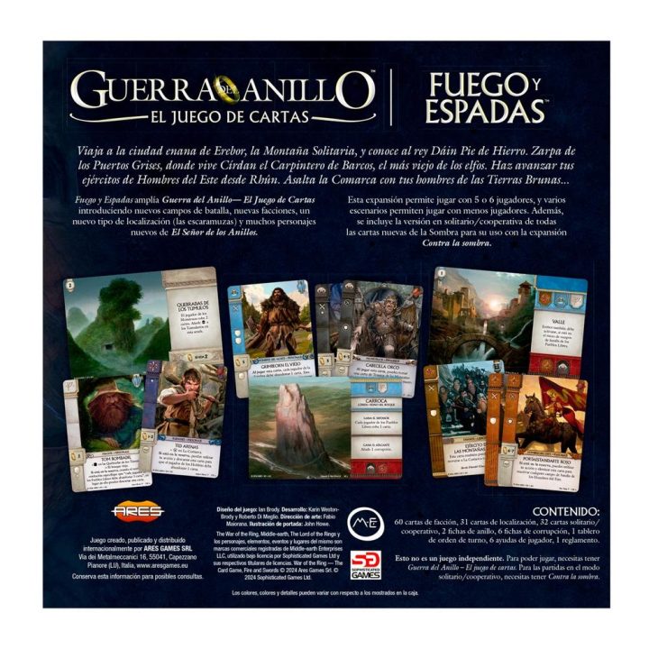 Devir The Lord of the Rings: The Card Game Expansion Fire and Swords…