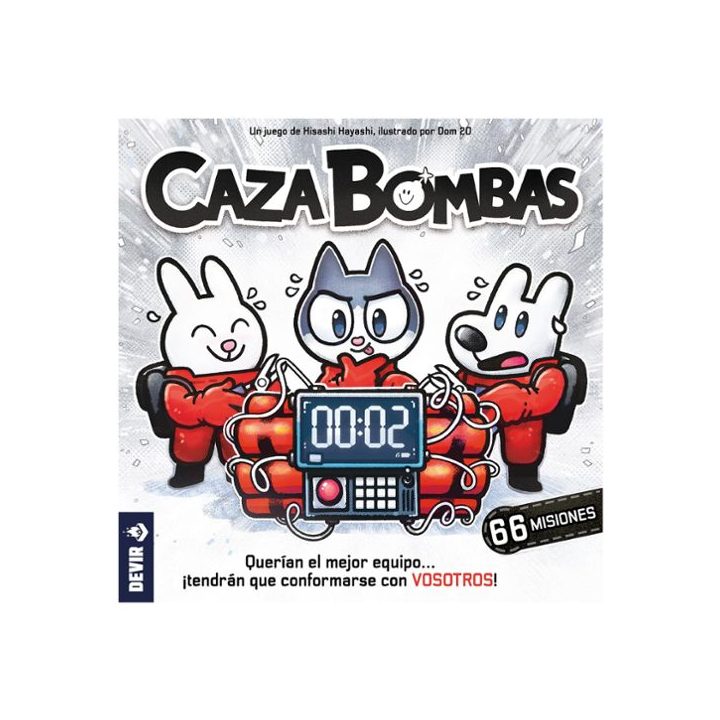 Devir Jogo de tabuleiro Caça-Bombas (BGCAZSP)
