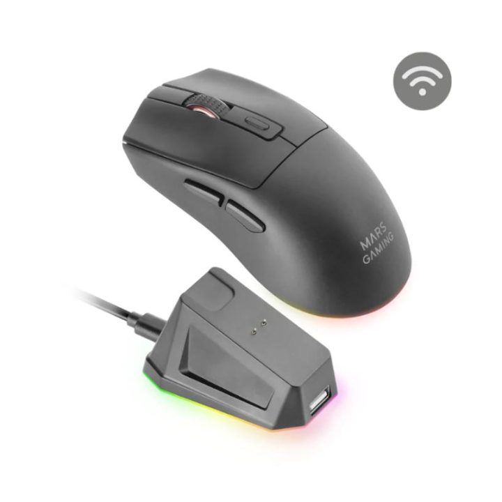 Mars Gaming MM-T3W rato de jogo para destros RF Wireless + Bluetooth…