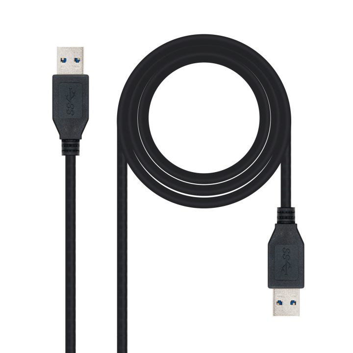 Nanocable 10.01.1001-BK cabo USB USB 3.2 Gen 1 (3.1 Gen 1) 1 m USB A…
