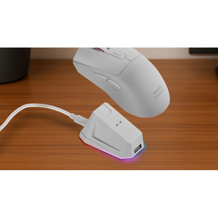 Mars Gaming MM-T3W rato de jogo para destros RF Wireless + Bluetooth…