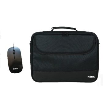 Nilox MALETIN 15,6 DURO + RATON OPTICO USB