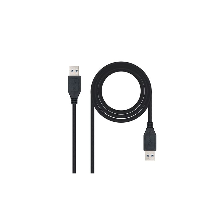 Nanocable 10.01.1001-BK cabo USB USB 3.2 Gen 1 (3.1 Gen 1) 1 m USB A…