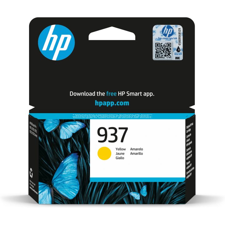 HP Cartucho de Tinta Original 937 amarelo