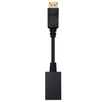Adaptador DisplayPort a HDMI Nanocable macho-hembra 15cm negro…