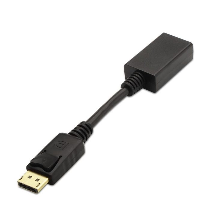 Adaptador DisplayPort para HDMI Nanocable macho-fêmea 15cm preto…