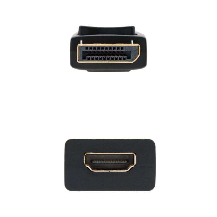 Nanocable DisplayPort to HDMI Adapter Male-Female 15cm Black…