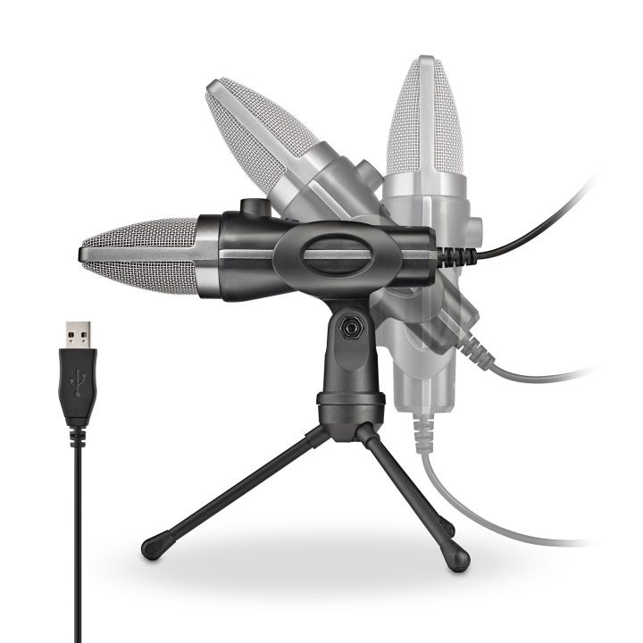 NGS MS120 USB Preto Microfone para criar podcasts