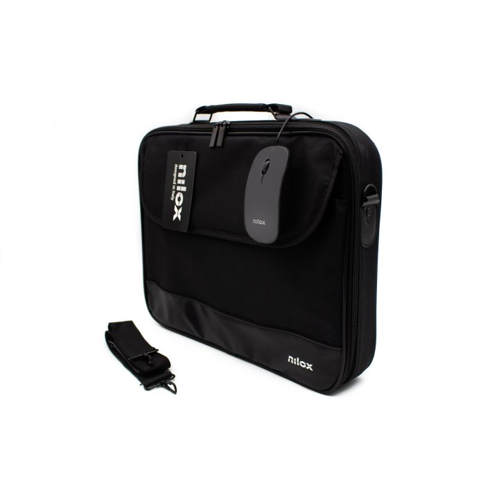 Nilox MALETIN 15,6 DURO + RATON OPTICO USB