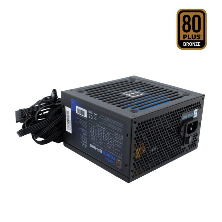 CoolBox FONTE DE ALIMENTAÇÃO ATX FORCE-BR 500W 80+ BRONZE RETAIL…